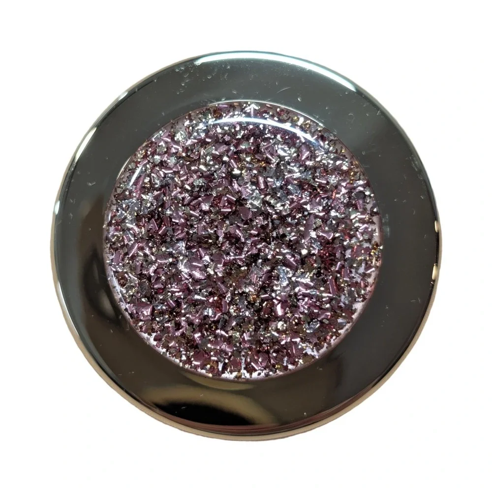 10-R PopSockets Magsafe Phone Grip -‎ Gold & Gold/Pink Glitter Top (Referb) ⬇️